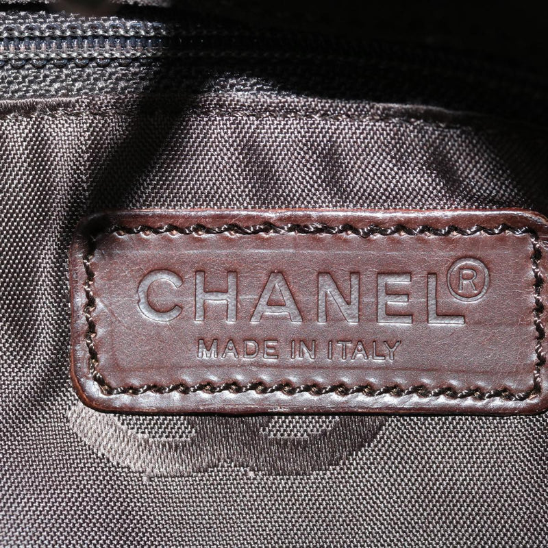 Chanel Wild Stitch Brown Suede Handbag (Pre-Owned)
