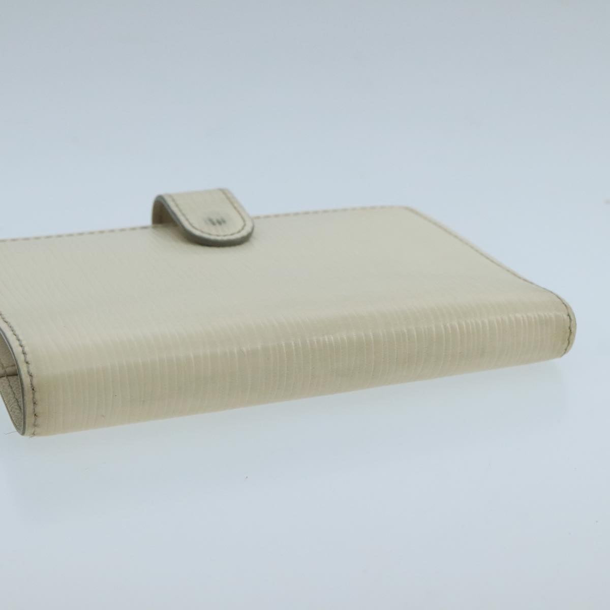 Louis Vuitton Agenda Pm White Leather Wallet  (Pre-Owned)