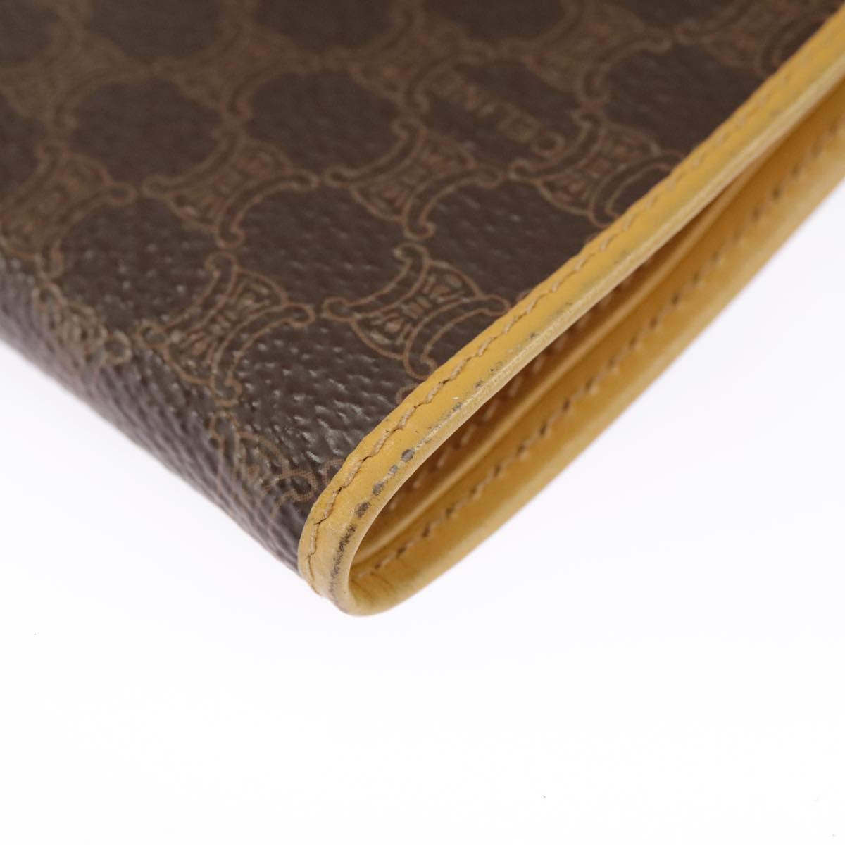 Céline Brown Canvas Wallet  (Pre-Owned)