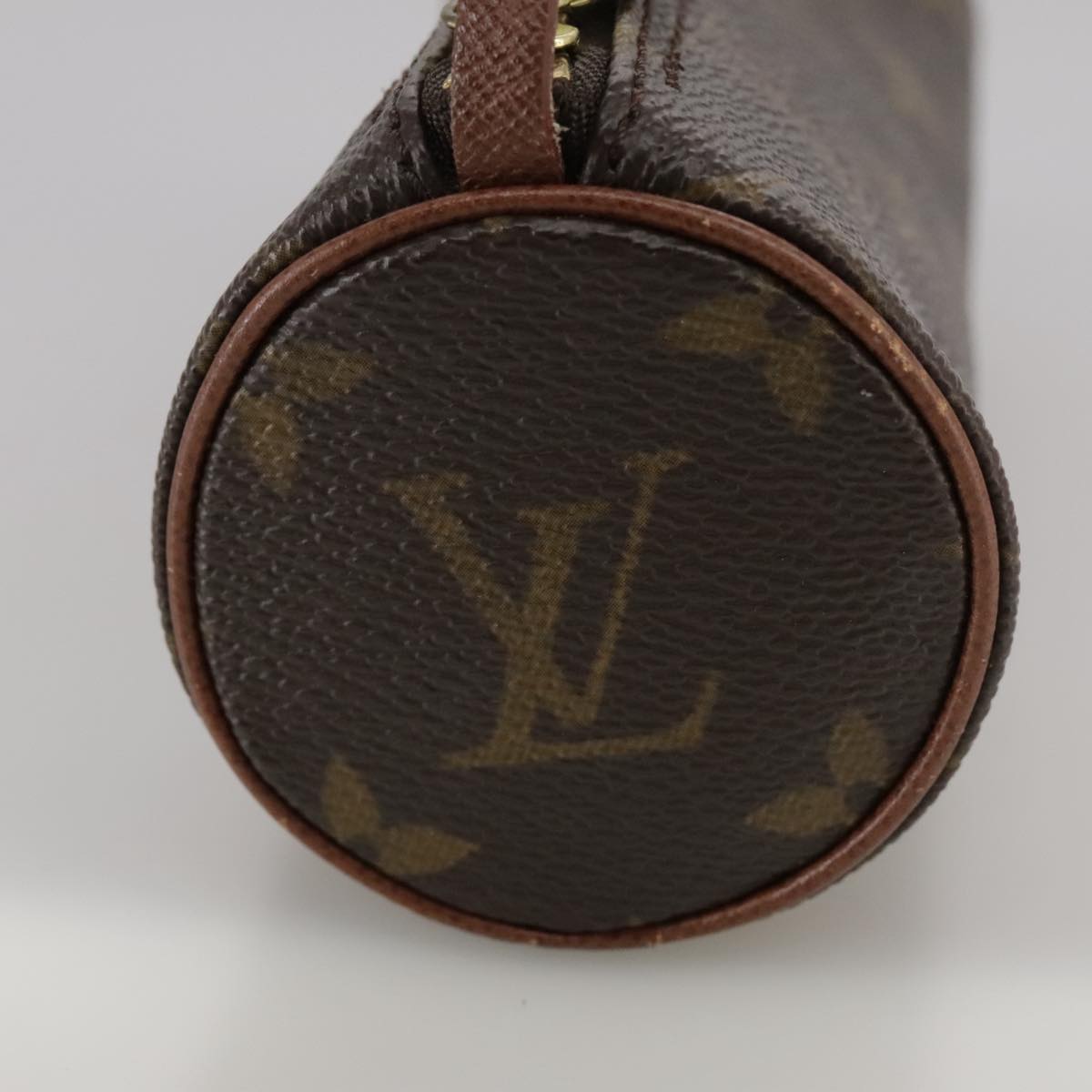Louis Vuitton Mini Baby Papillon Brown Canvas Clutch Bag (Pre-Owned)