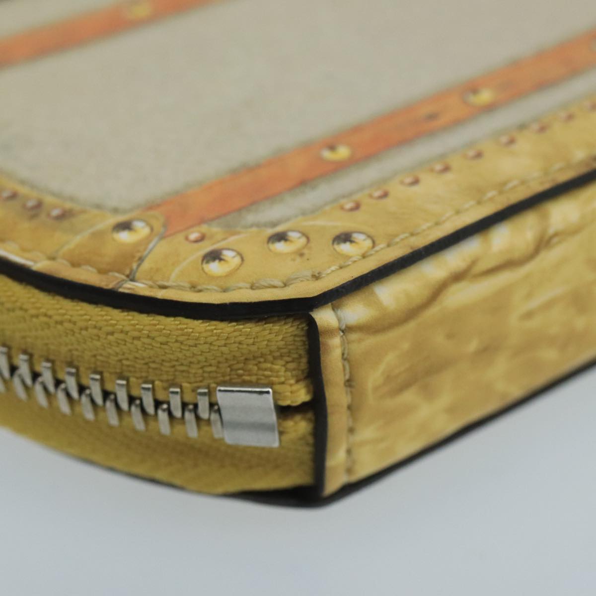 Louis Vuitton Micro Boite Chapeau Yellow Leather Wallet  (Pre-Owned)