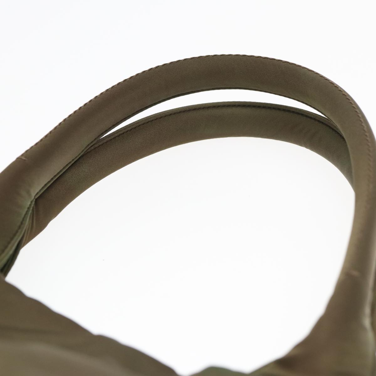 Prada Tessuto Khaki Synthetic Tote Bag (Pre-Owned)