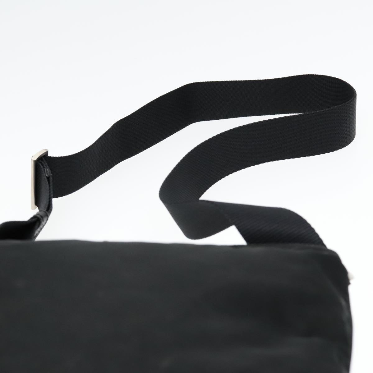 Prada Re-Nylon Black Canvas Shoulder Bag (Pre-Owned)