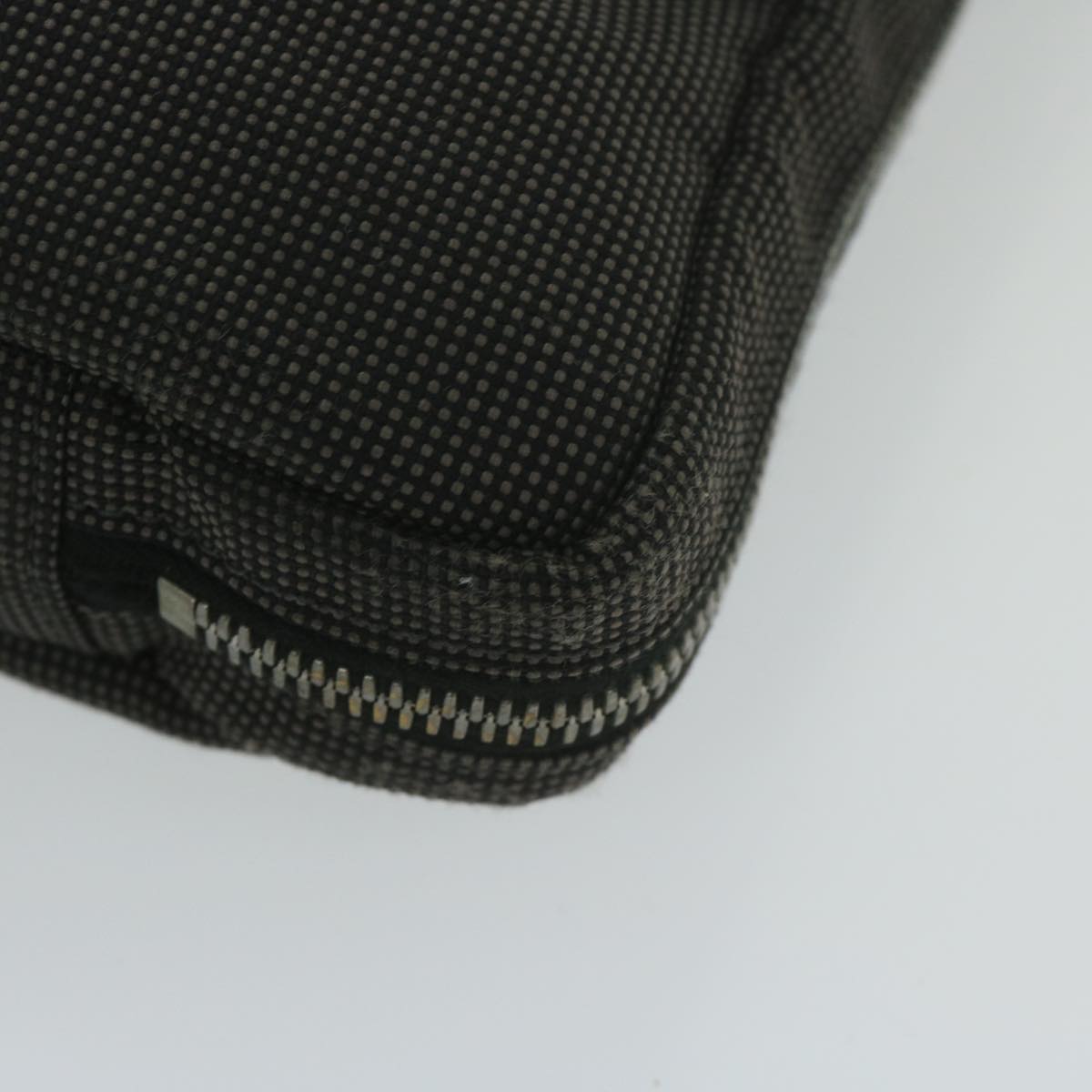 Hermès Herline Grey Canvas Briefcase Bag (Pre-Owned)