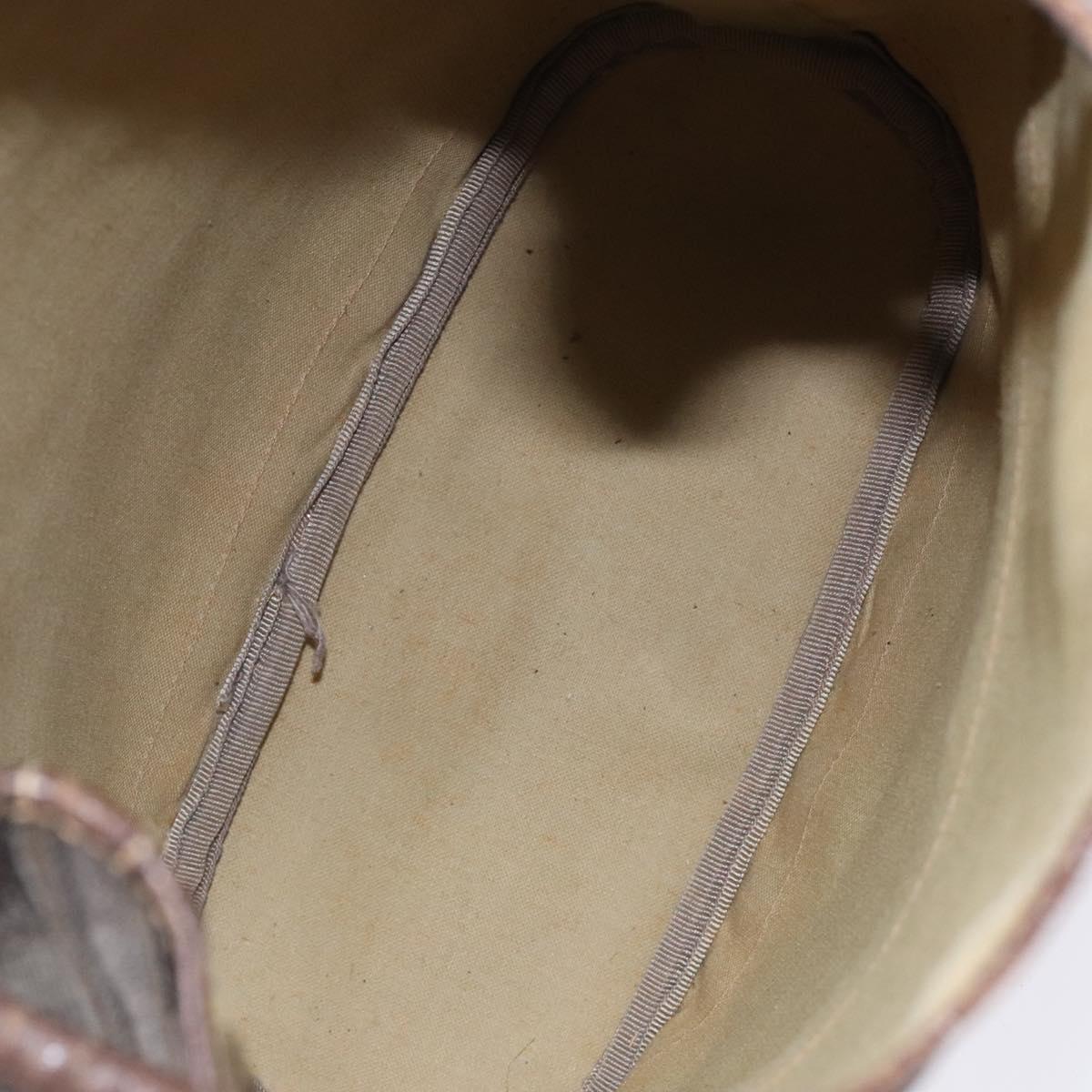Gucci Gg Canvas Beige Canvas Shoulder Bag (Pre-Owned)