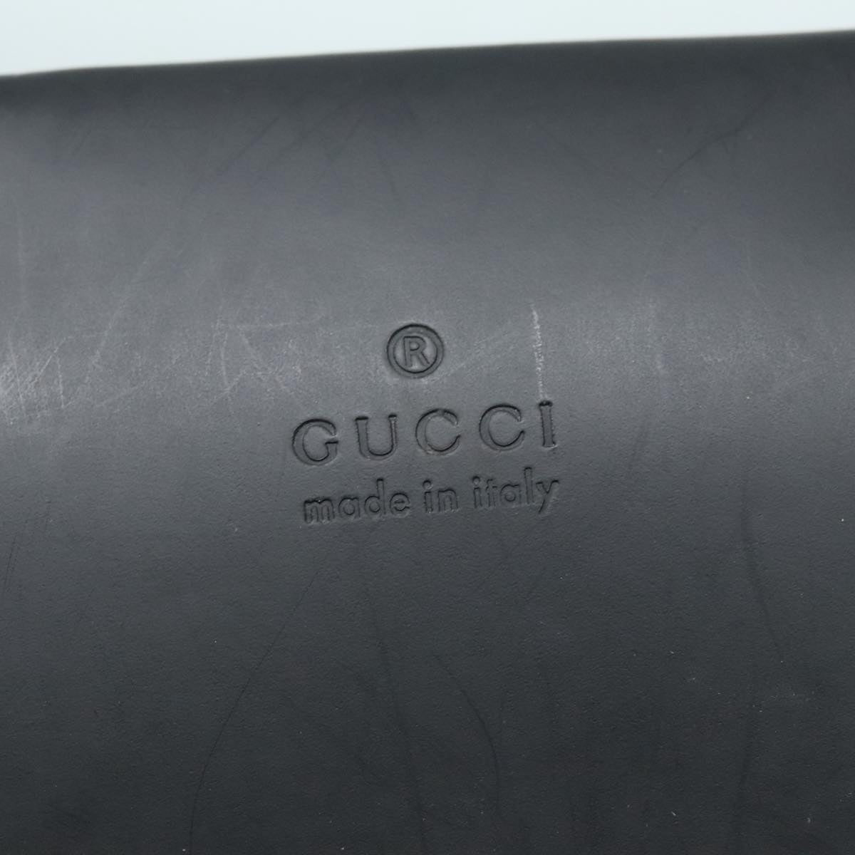 Gucci Bamboo Black Leather Handbag (Pre-Owned)
