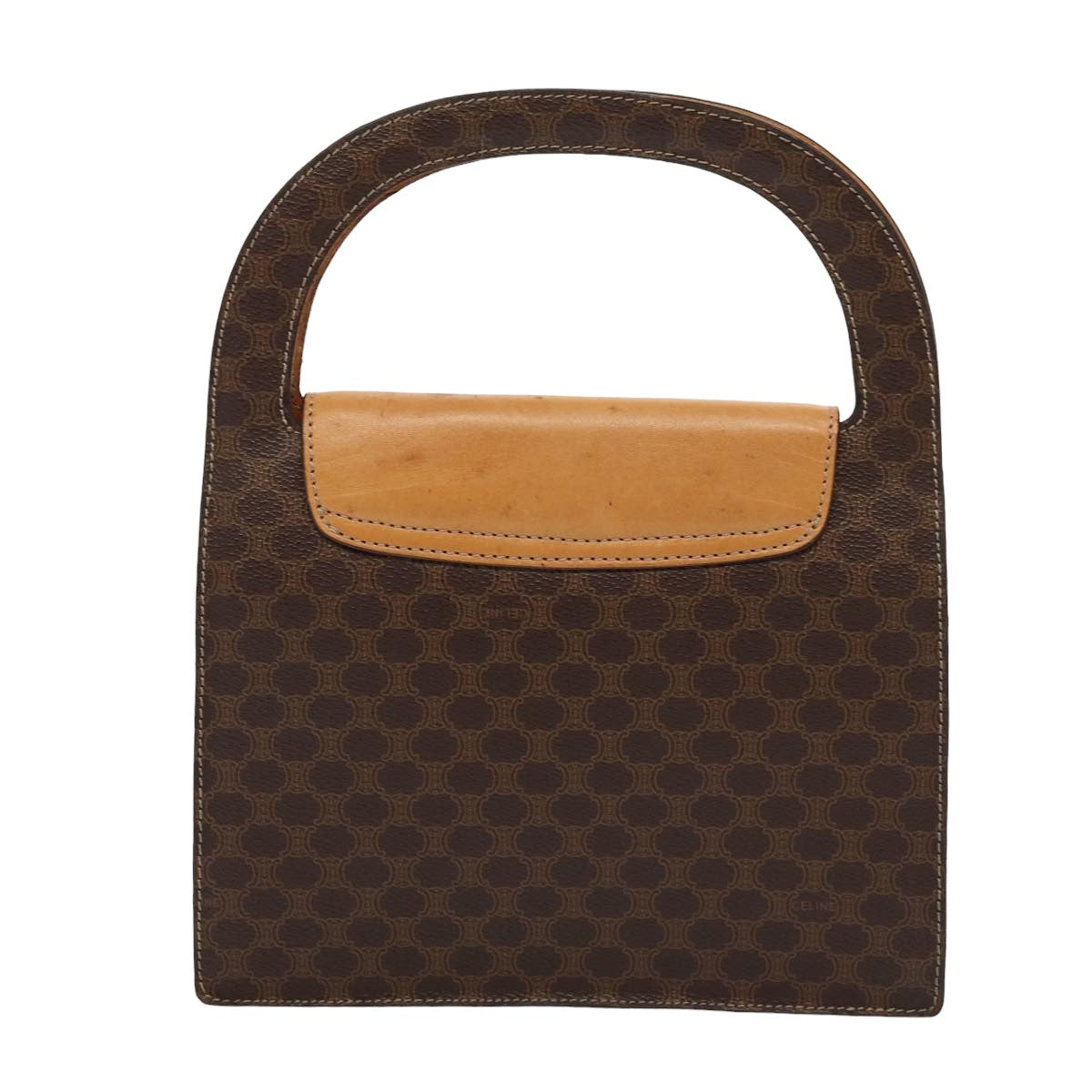 Céline Macadam Brown Canvas Handbag (Pre-Owned)