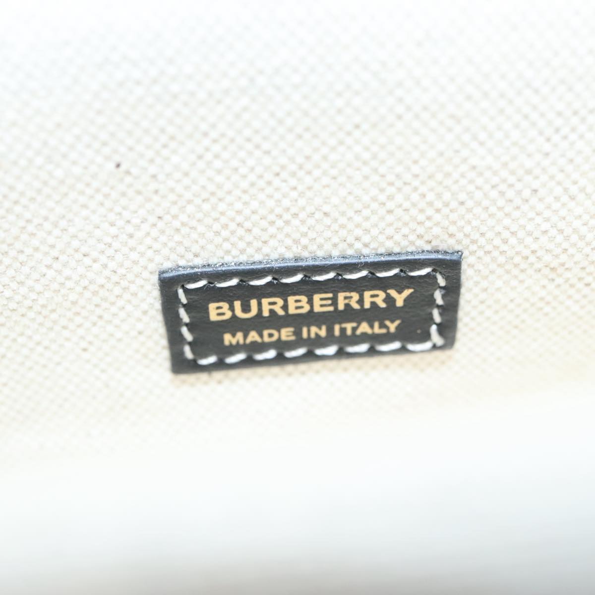 Burberry Pocket Bag Black Leather Handbag (Pre-Owned)