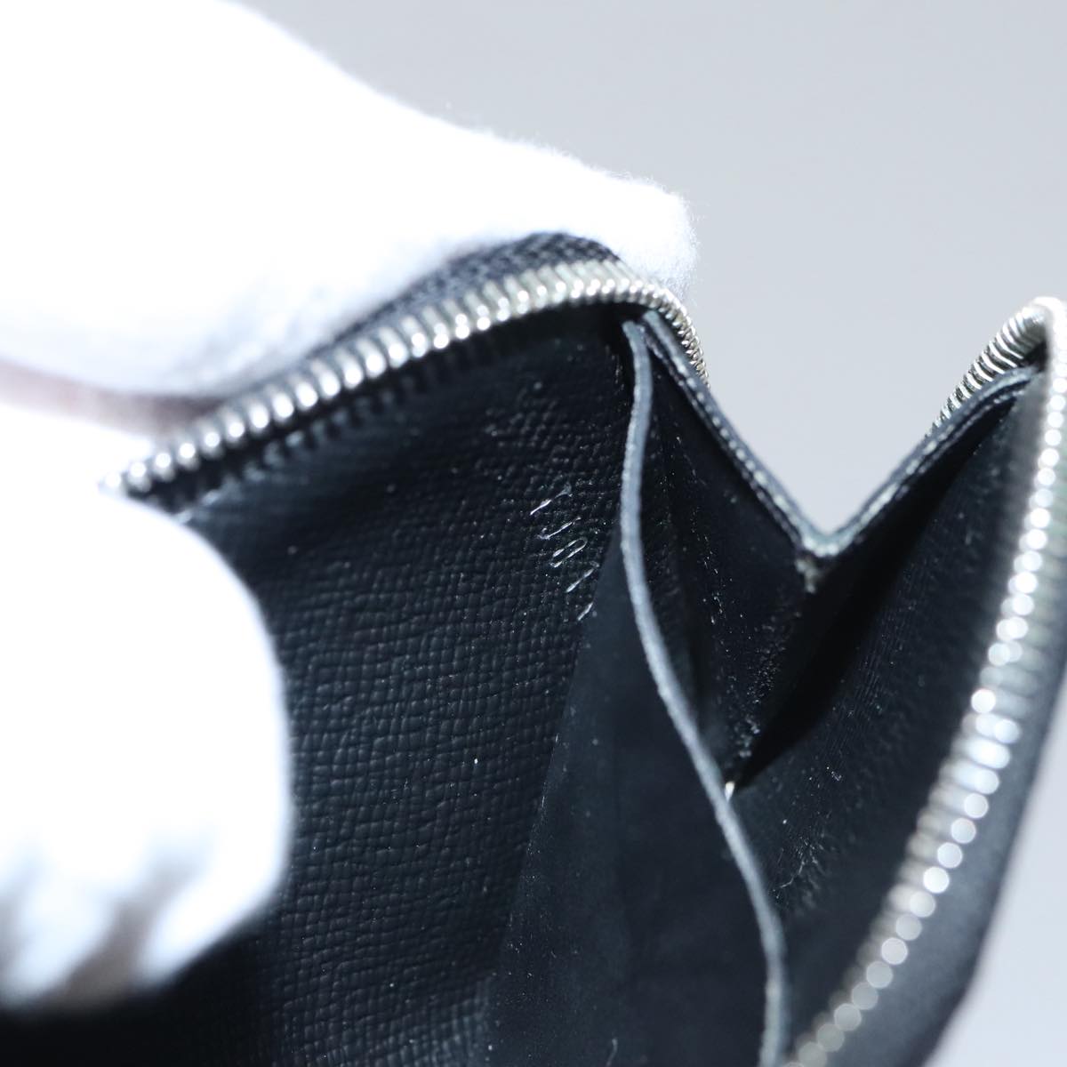 Louis Vuitton Porte Monnaie Jules Black Canvas Wallet  (Pre-Owned)