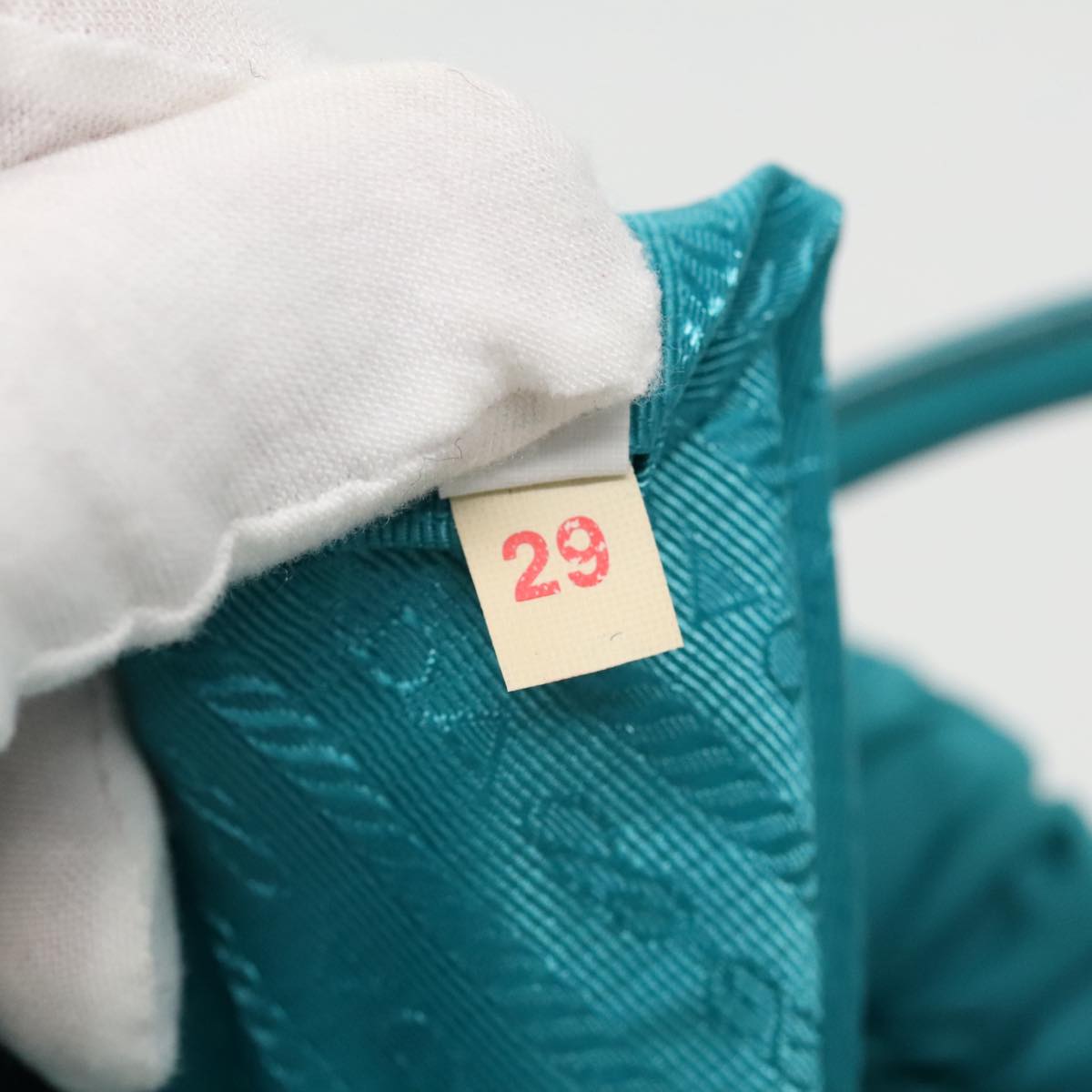 Prada Re-Nylon Turquoise Synthetic Handbag (Pre-Owned)