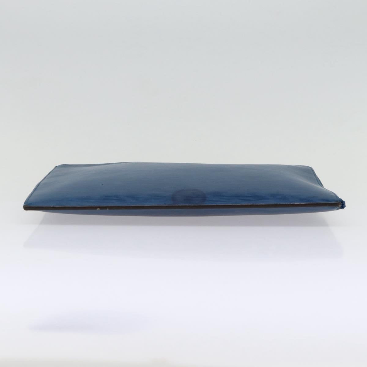 Louis Vuitton Pochette Jour Blue Leather Clutch Bag (Pre-Owned)