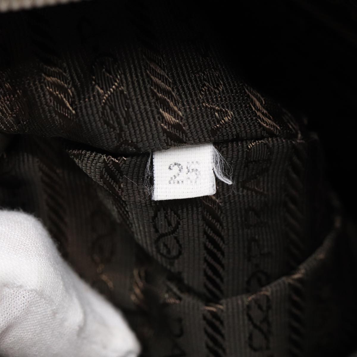 Prada Tessuto Beige Synthetic Tote Bag (Pre-Owned)