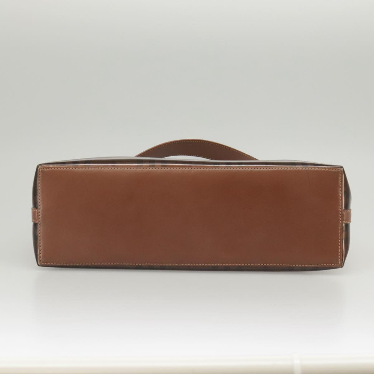 Burberry Brown Vinyl Shoulder Bag (Pre-Owned)