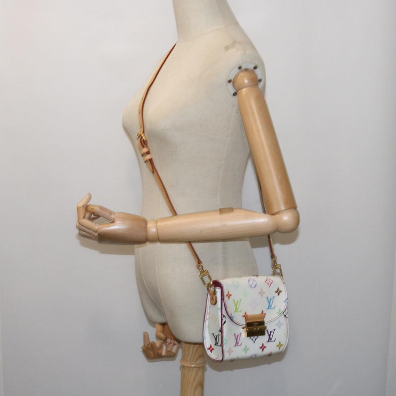 Louis Vuitton Heartbreaker White Canvas Shoulder Bag (Pre-Owned)