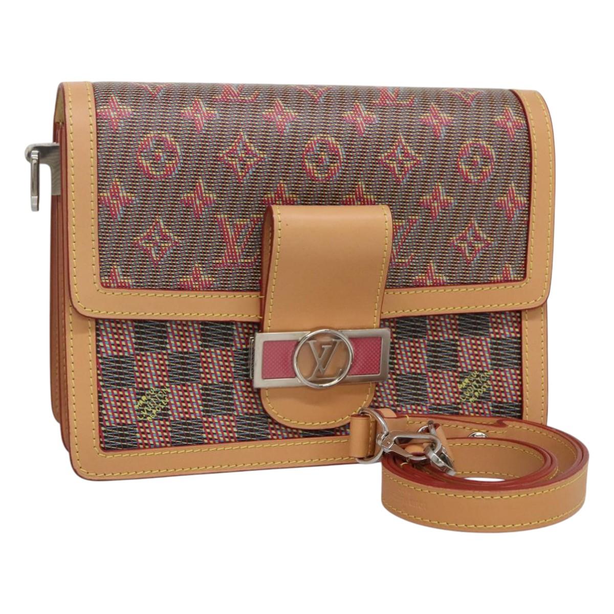 Louis Vuitton Dauphine Pink Canvas Shoulder Bag (Pre-Owned)