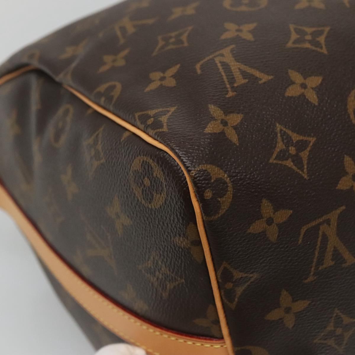 Louis Vuitton Speedy Bandoulière Brown Canvas, Leather Travel Bag (Pre-Owned)