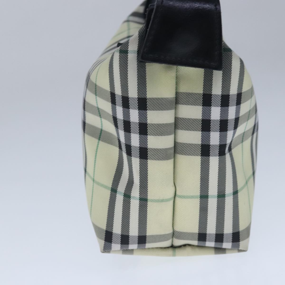 Burberry Nova Check Green Synthetic Clutch Bag (Pre-Owned)