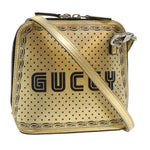 Gucci Gold Leather Shoulder Bag (Pre-Owned)