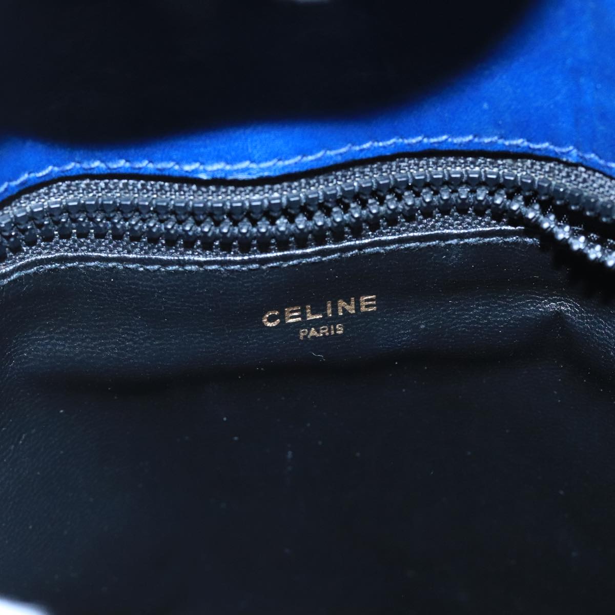 Céline Triomphe Navy Canvas Handbag (Pre-Owned)