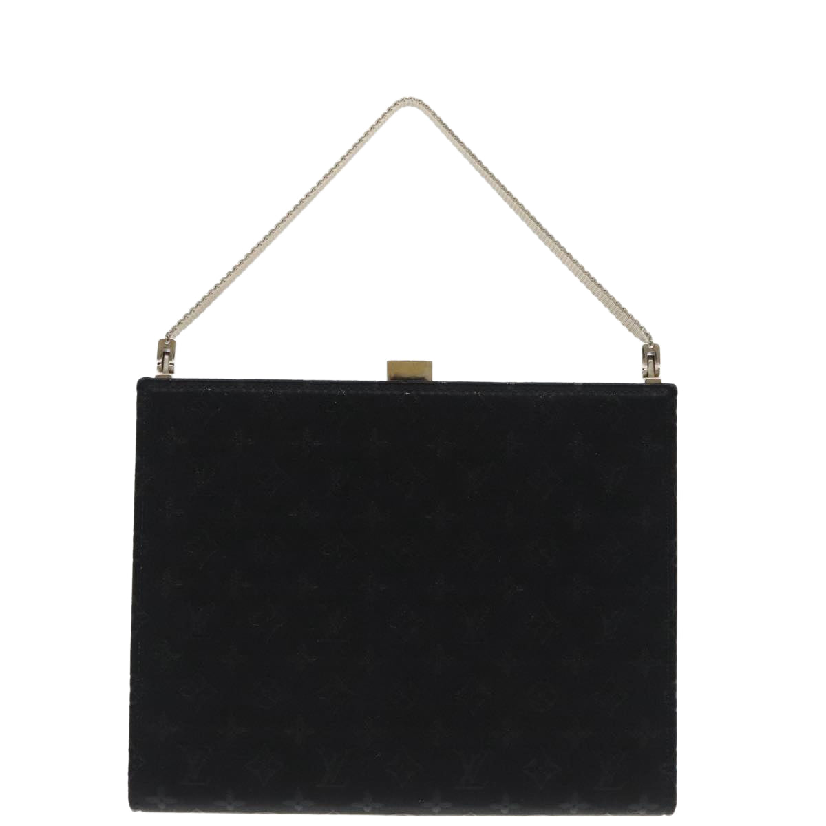 Louis Vuitton Ange Black Silk Handbag (Pre-Owned)