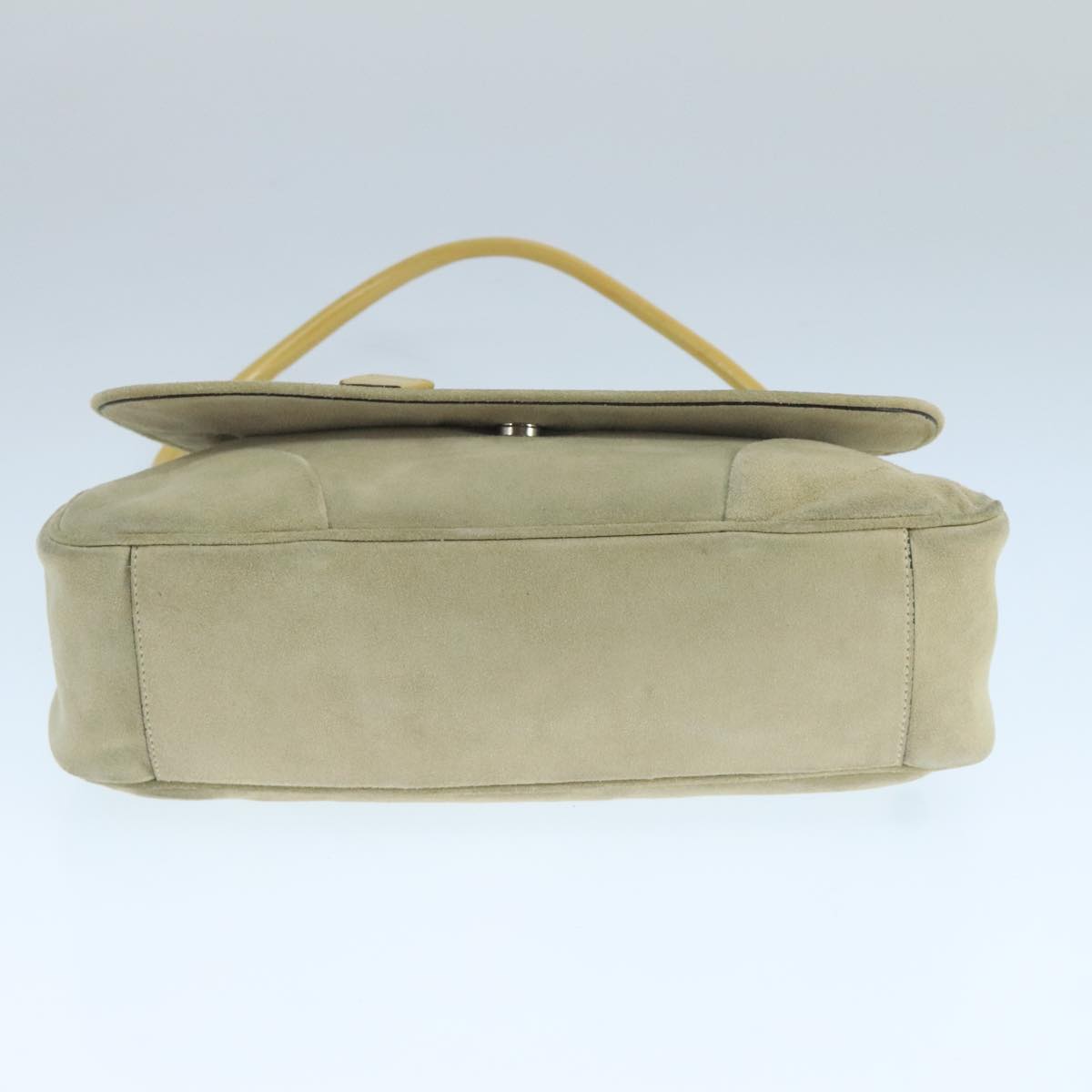 Prada Beige Suede Shoulder Bag (Pre-Owned)