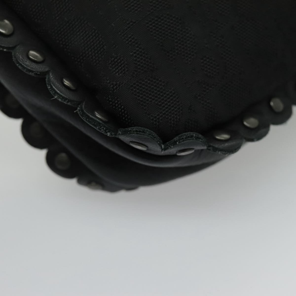 Dior Trotter Black Canvas Shoulder Bag (Pre-Owned)