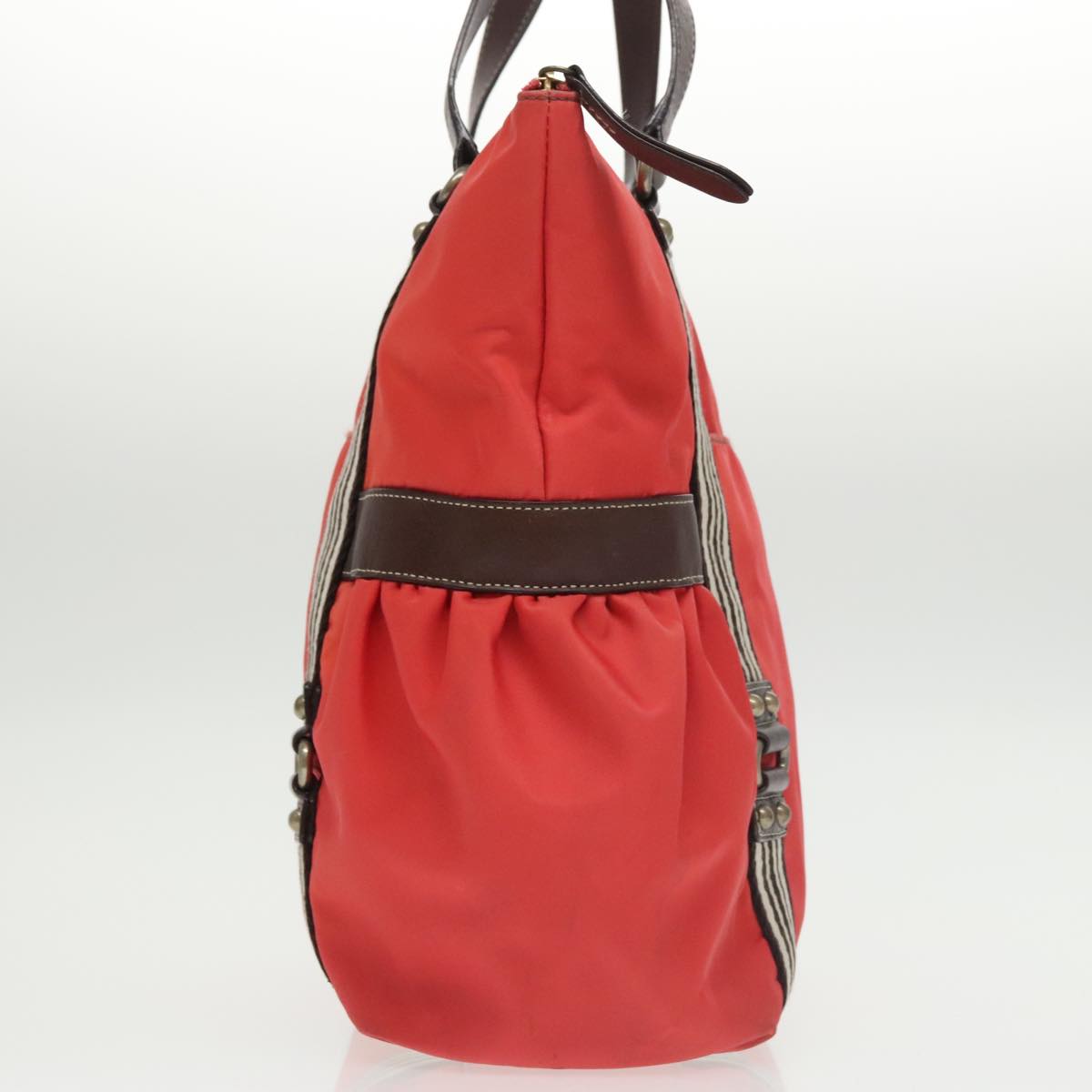 Burberry Blue Label Red Synthetic Tote Bag (Pre-Owned)