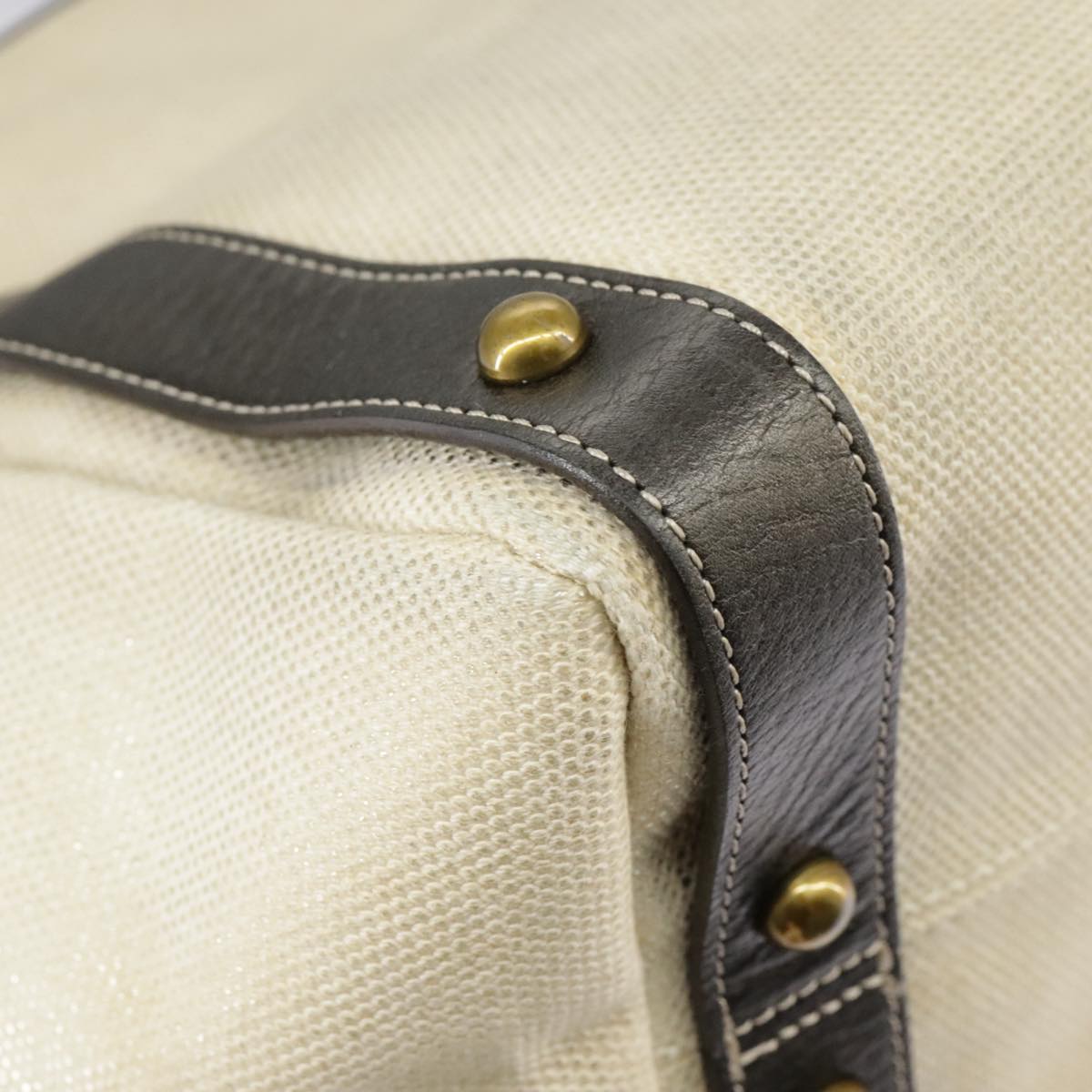 Burberry Blue Label Beige Canvas Tote Bag (Pre-Owned)