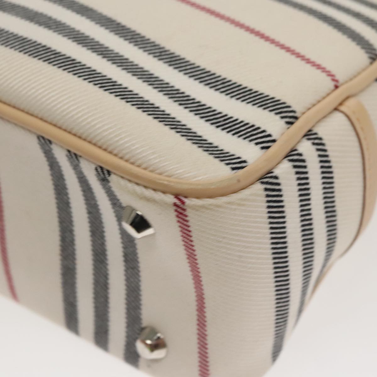 Burberry Nova Check Beige Canvas Shoulder Bag (Pre-Owned)