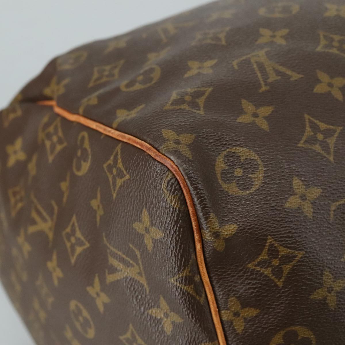 Louis Vuitton Keepall 60 Brown Canvas Travel Bag (Pre-Owned)