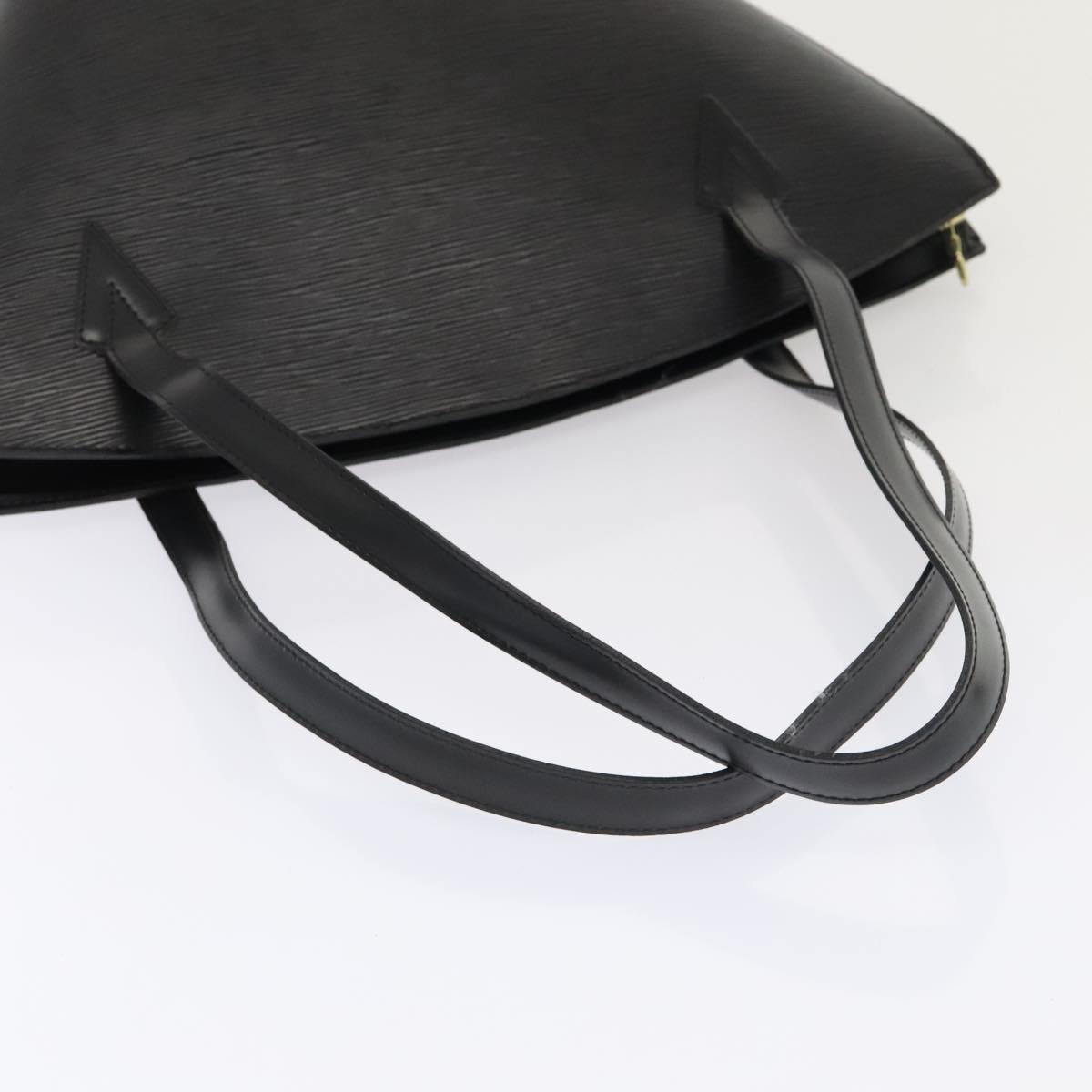 Louis Vuitton Saint Jacques Black Leather Shoulder Bag (Pre-Owned)