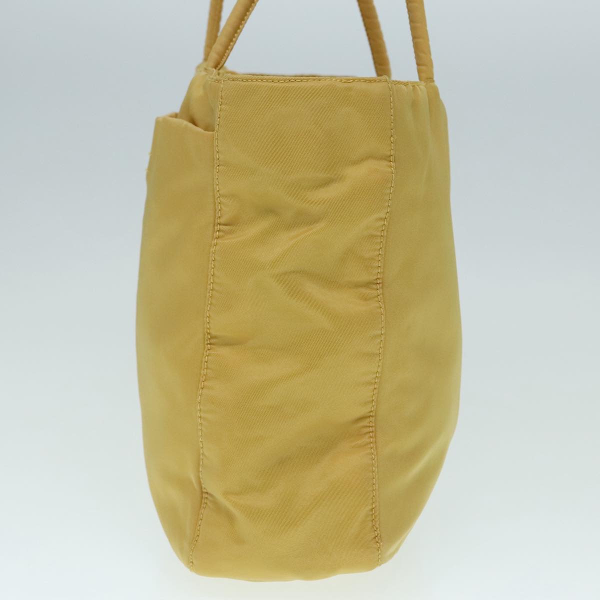 Prada Tessuto Yellow Synthetic Handbag (Pre-Owned)