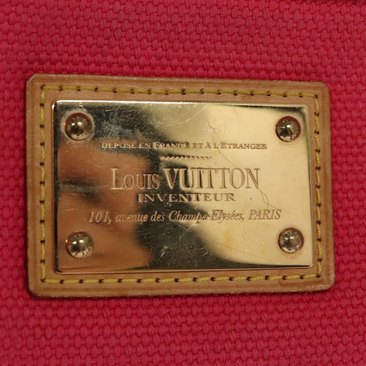 Louis Vuitton Antigua Pink Canvas Clutch Bag (Pre-Owned)