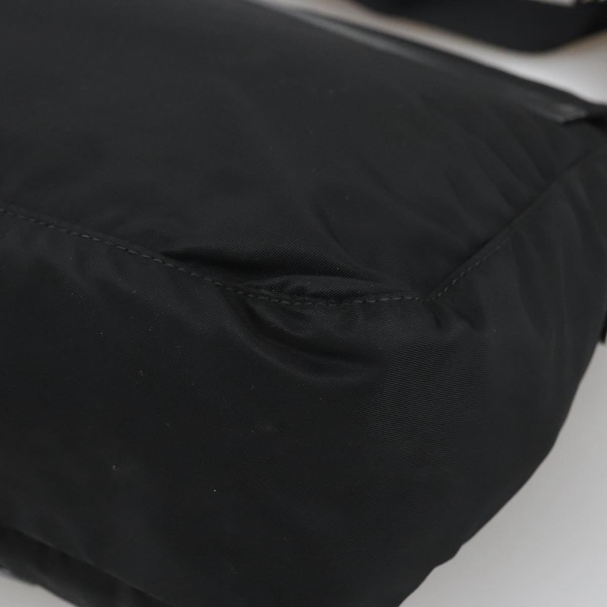 Prada Re-Nylon Black Synthetic Shoulder Bag (Pre-Owned)