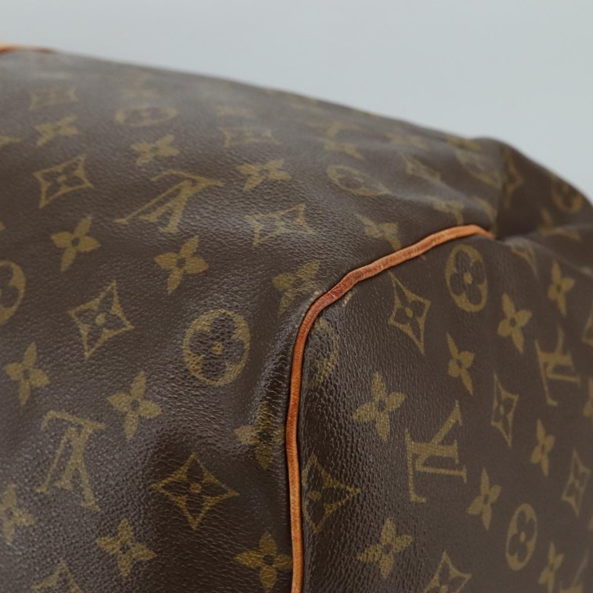 Louis Vuitton Keepall 60 Brown Canvas Travel Bag (Pre-Owned)
