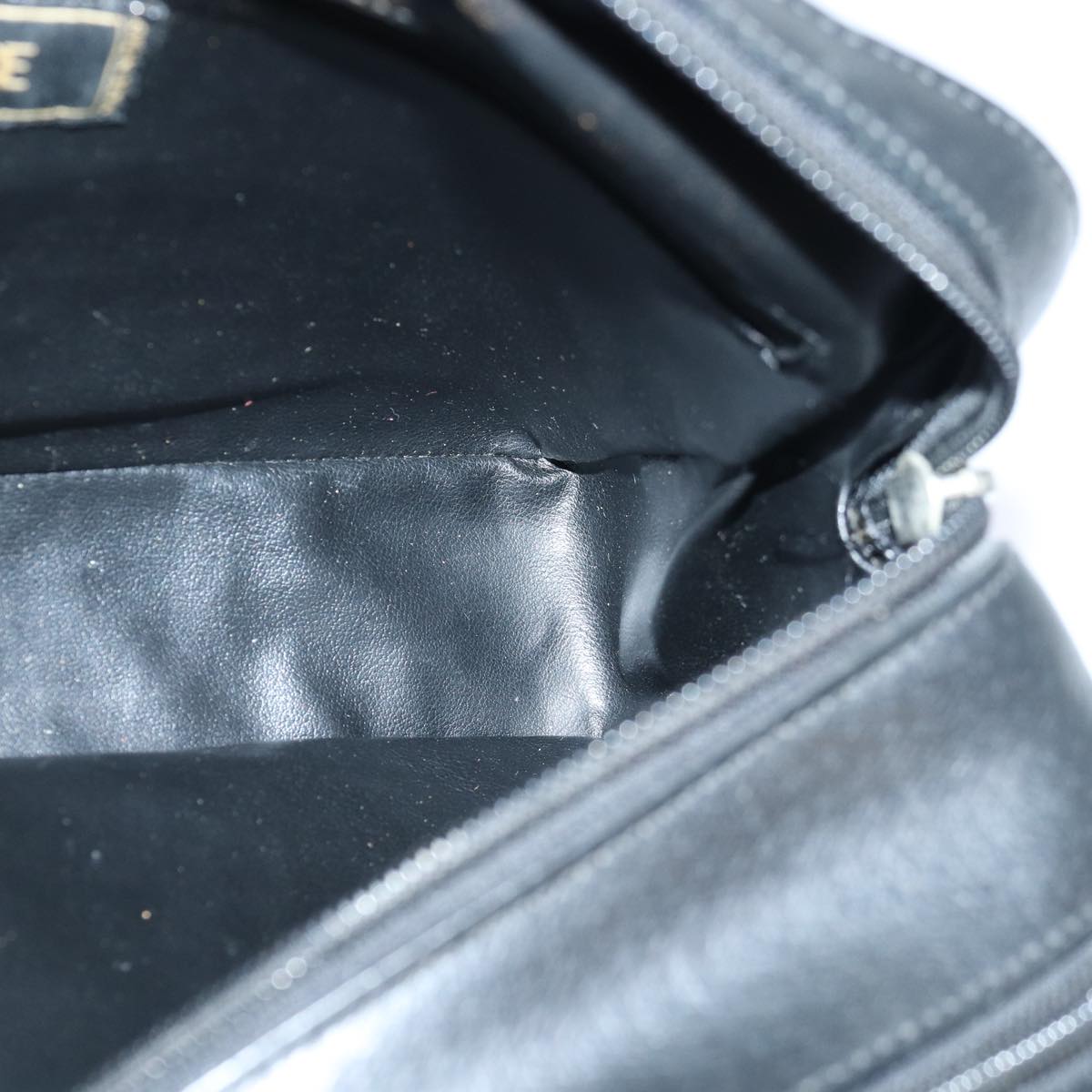 Versace Black Leather Clutch Bag (Pre-Owned)