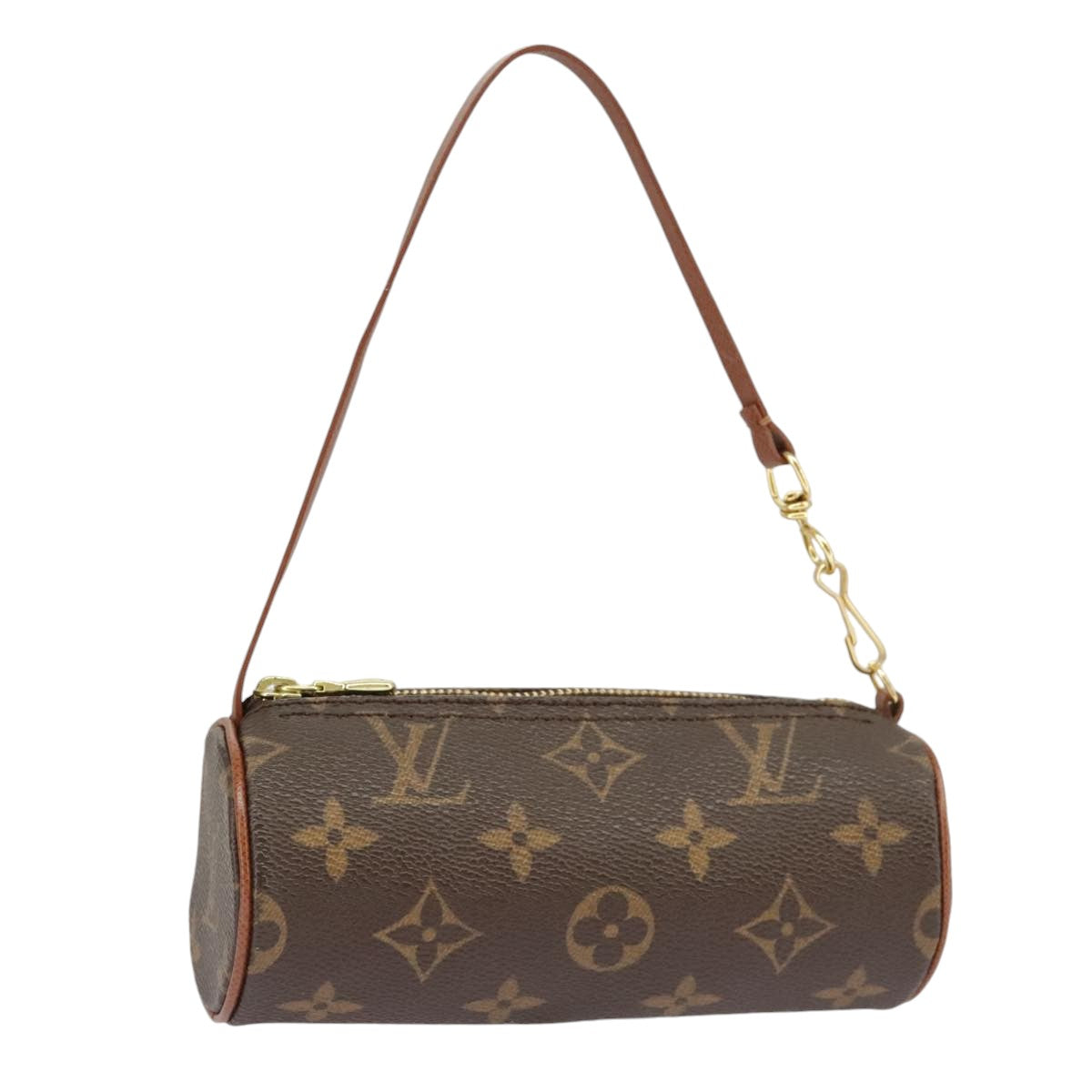 Louis Vuitton Papillon Brown Canvas Clutch Bag (Pre-Owned)