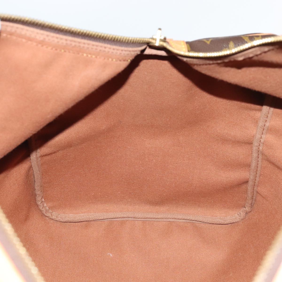 Louis Vuitton Sac Souple Brown Canvas Travel Bag (Pre-Owned)