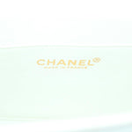 Chanel Flap Bag White Leather Shoulder Bag (Pre-Owned)