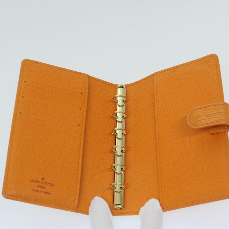 Louis Vuitton Couverture Agenda De Bureau Anthracite Leather Wallet  (Pre-Owned)