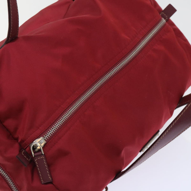 Prada Red Synthetic Shoulder Bag (Pre-Owned)