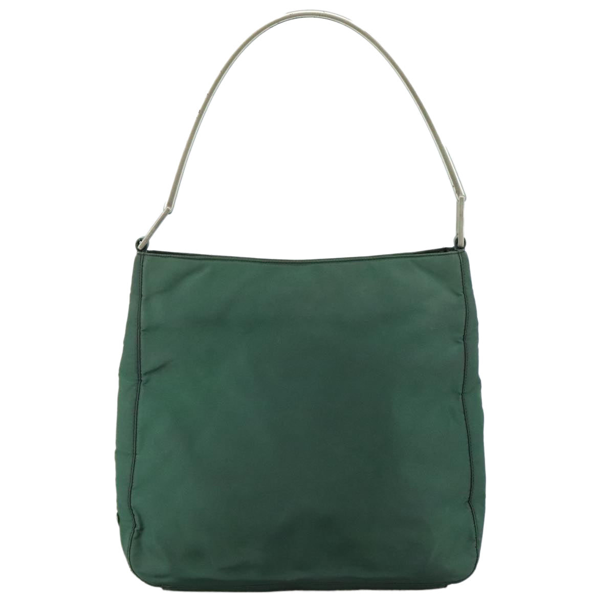 Prada Tessuto Green Synthetic Shoulder Bag (Pre-Owned)