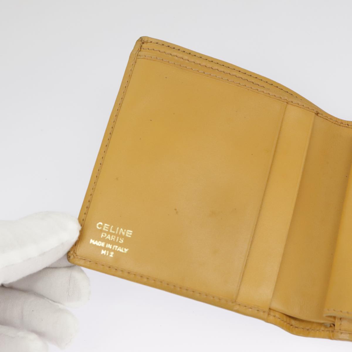 Céline Brown Canvas Wallet  (Pre-Owned)