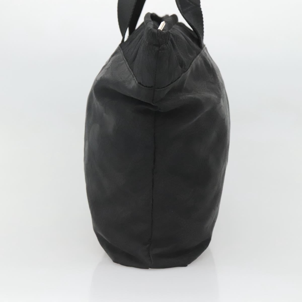 Versace Black Nylon Tote Bag (Pre-Owned)