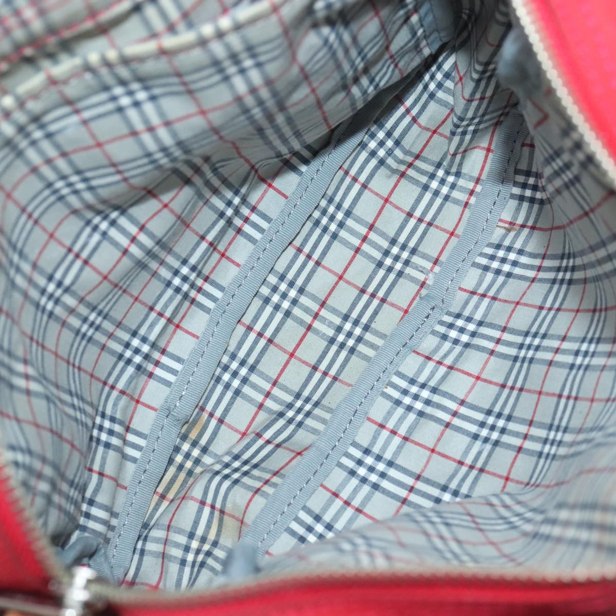 Burberry Red Synthetic Shoulder Bag (Pre-Owned)