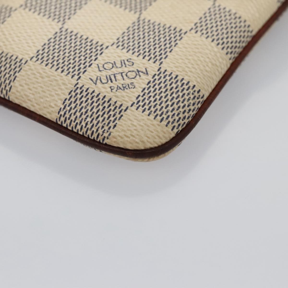 Louis Vuitton Etui Téléphone White Canvas Phone Jewelry (Pre-Owned)