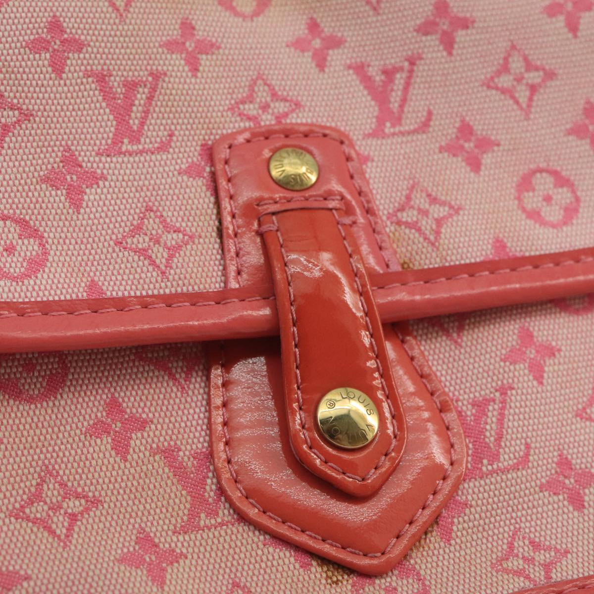 Louis Vuitton Mary Kate Pink Canvas Clutch Bag (Pre-Owned)