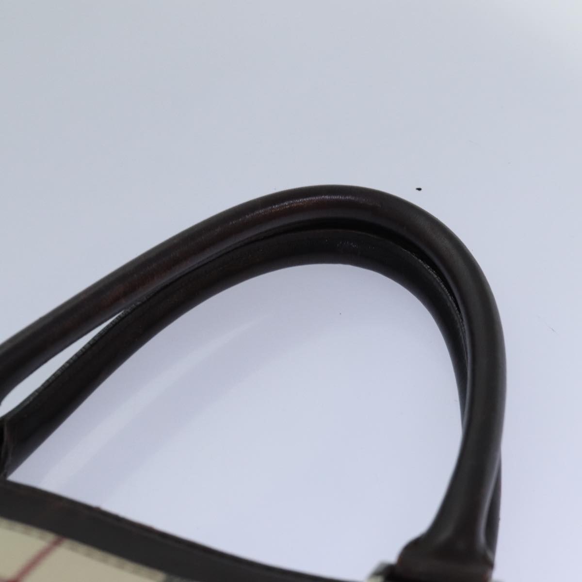 Burberry Nova Check Beige Synthetic Handbag (Pre-Owned)
