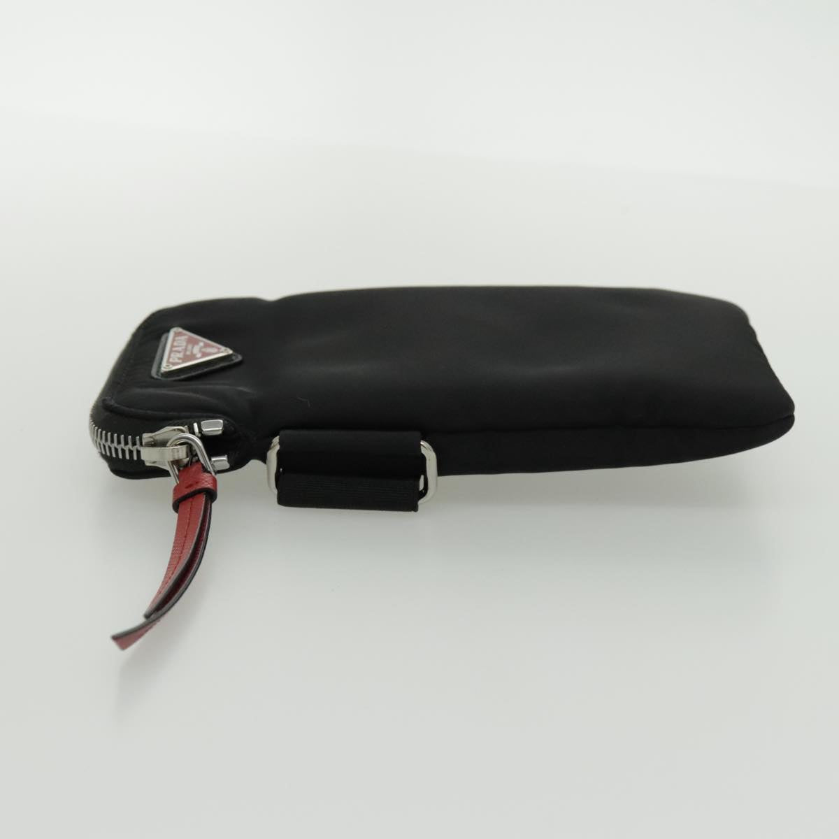 Prada Black Synthetic Clutch Bag (Pre-Owned)