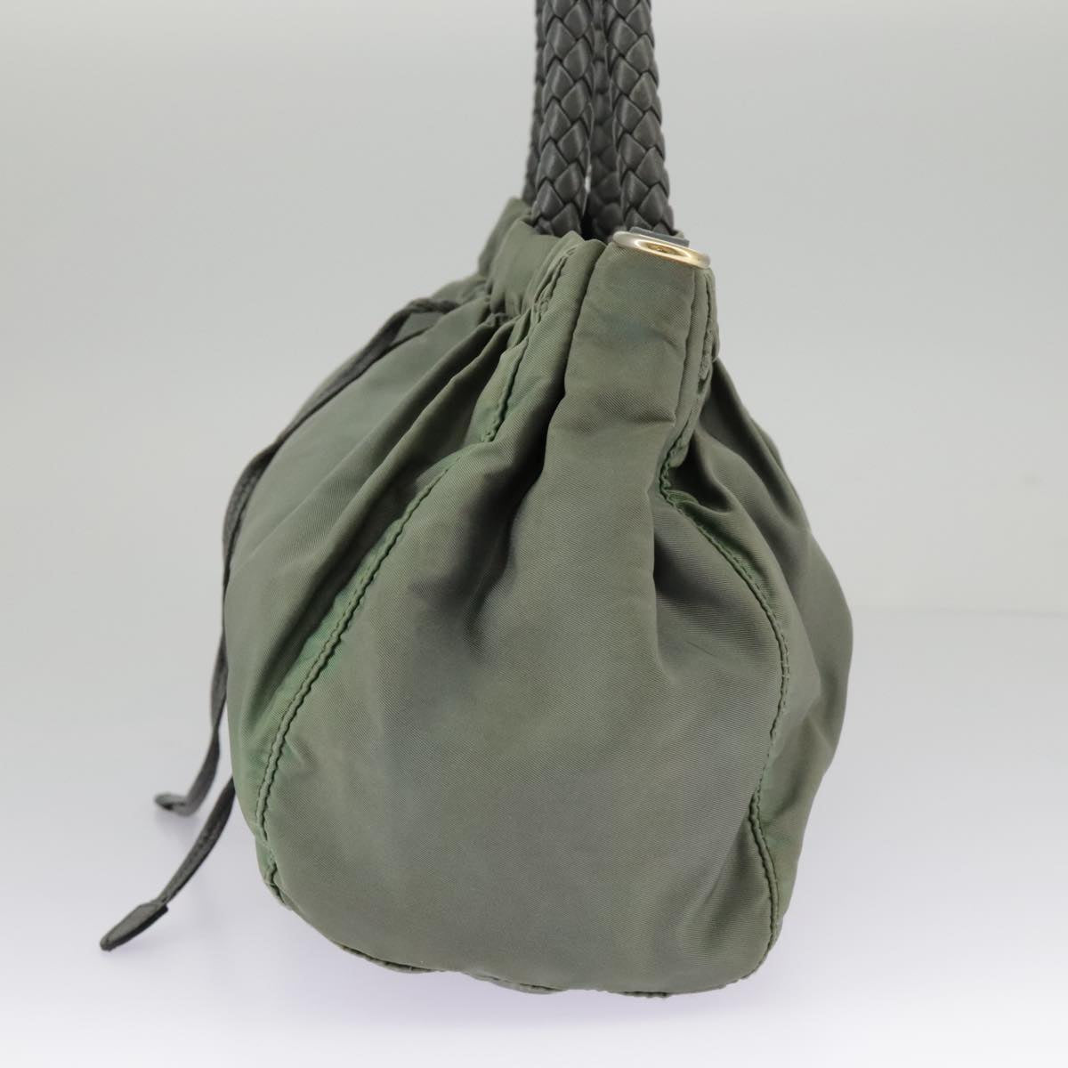 Prada Green Synthetic Handbag (Pre-Owned)